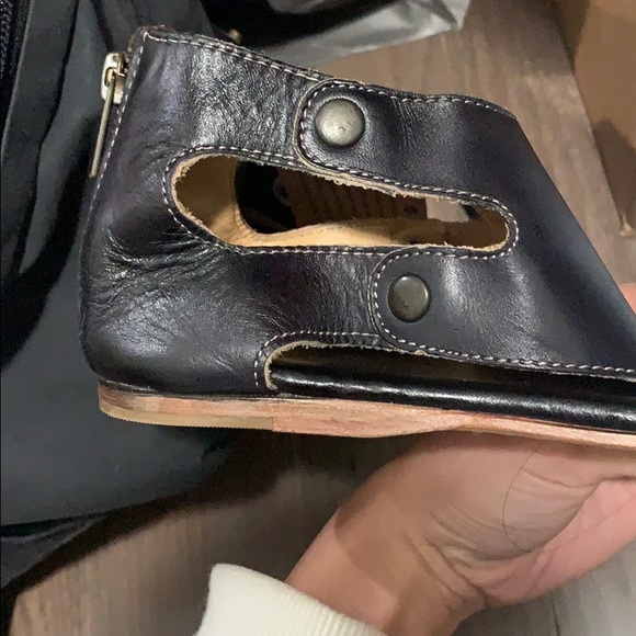 New bed Stu black Leather Gladiator Sandals Sz 7 - Picture 12 of 13